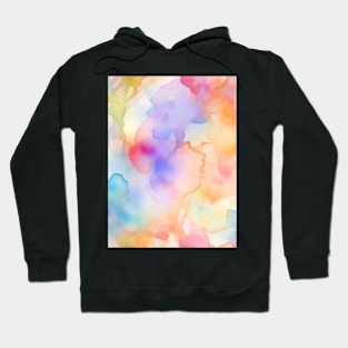 Colorful Watercolor Pattern - 02 Hoodie